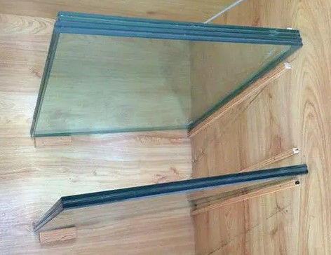 Extra claro templado sobre vidrio laminado 6.38mm con película PVB de color incoloro