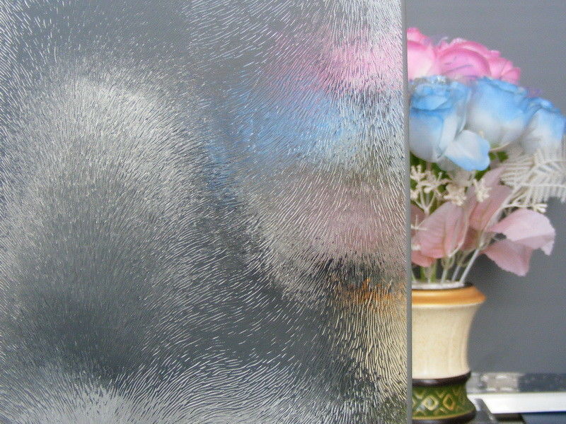 Vidrio con patrones transparentes 220-2800 mm utilizado para la decoración del hogar con ventanas
