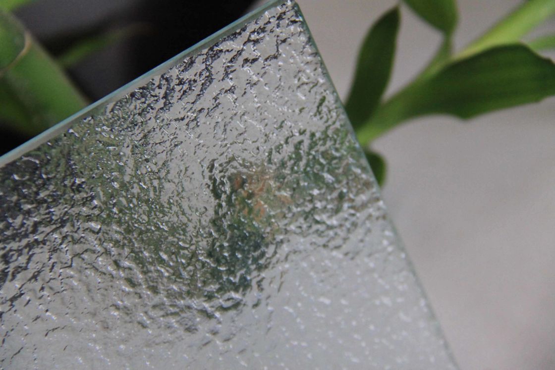Vidrio templado con patrón de 15 mm vidrio transparente con patrón personalizado para ventanas de puertas de edificios