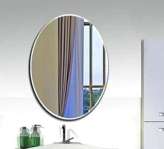 Espejo Vidrio Decorativo Seguridad del Baño Flutuación clara alrededor de Ntique Espejo