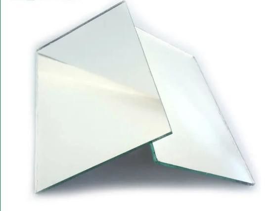 Vidrio de espejo LED de borde áspero Decorativo / Aluminio / Plata Para el baño