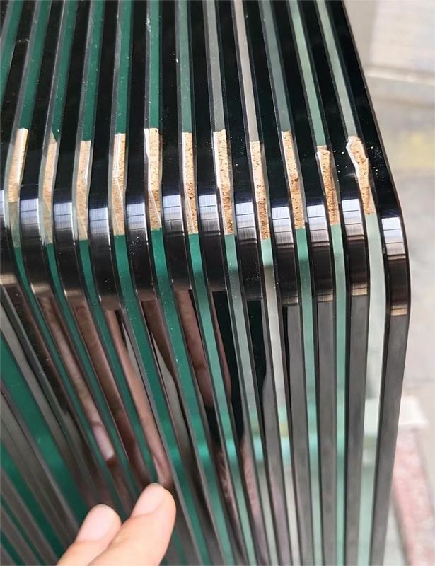 Resistencia de seguridad personalizada a la carga del viento Vidrio templado para puertas / ventanas / paredes cortinas / muebles