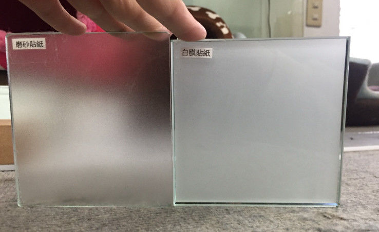 Vidrio pintado grabado decorativo vidrio congelado personalizado utilizado para muebles y construcción