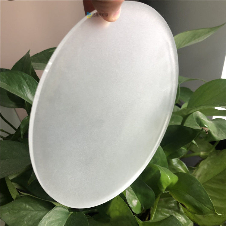 Vidrio templado grabado con ácido de 3 mm y 4 mm vidrio congelado figurado utilizado para puertas de baño
