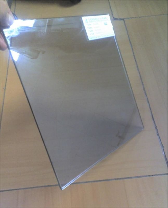 Vidrio templado reflejo anti-rasguños de 0,3 mm vidrio flotante a prueba de explosiones para decoración de ventanas