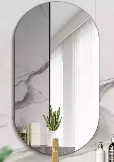 Cristal de espejo decorativo transparente de 2 mm 4 mm Tecnológico moderno con larga vida útil