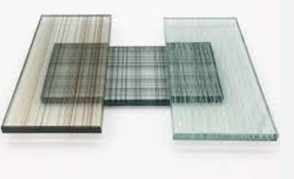 Vidrio laminado con alambre de acero laminado a prueba de roturas utilizado para edificios de gran altura/edificios comerciales/hoteles/vilas
