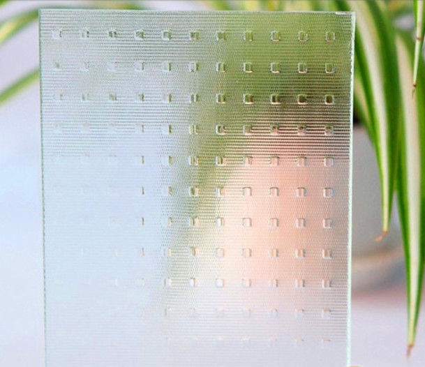 Buena estabilidad química Vidrio plano con patrones utilizado para decoración interior y partición