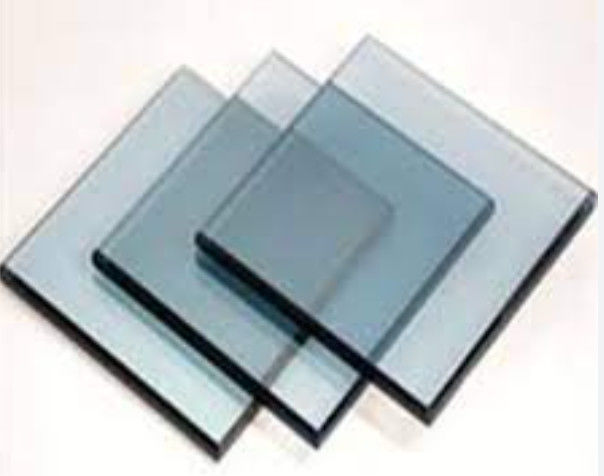 Procesamiento plano de vidrio tintado con color verde oscuro/gris oscuro/azul Ford/bronce, etc.