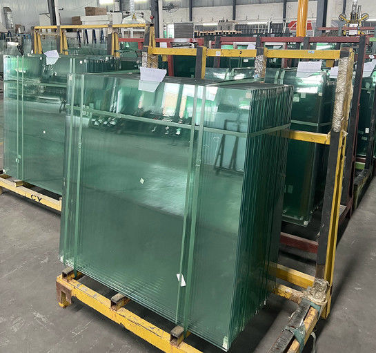 Tamaño/ espesor Vidrio transparente personalizado para paredes de cortinas/vidrio de piso/luces de cielo/invernadero