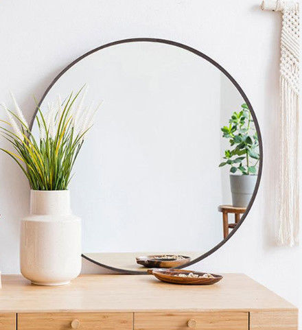 Vidrio transparente / tecnológico de pared decorativa moderna espejo de vidrio larga vida útil