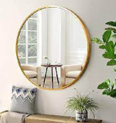 Decoración de paredes de tamaño personalizado Vidrio espejo utilizado en interiores / baños