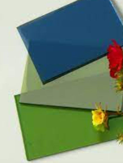 Vidrio flotante reflectante de construcción con colores azul/verde/bronce/amarillo