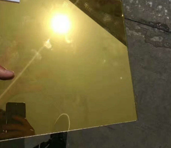 Vidrio reflector de 3 mm / 4 mm / 5 mm / 8 mm de color E bajo para edificios / automóviles