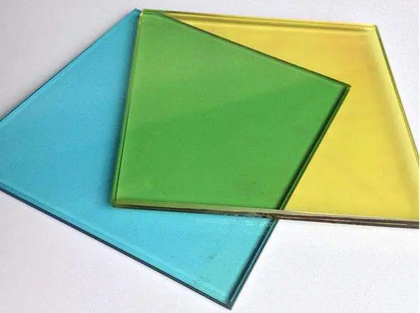 Vidrio flotante tintado/vidrio laminado/vidrio templado/vidrio reflectante de 3-15 mm con verde oscuro/gris/bronce para B