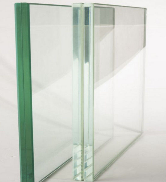 Vidrio laminado flotante moderno usado para ventanas y puertas