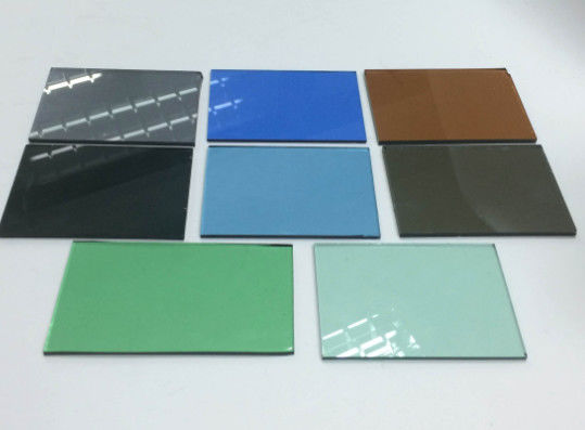 Vidrio flotante coloreado rectangular personalizado para construcción