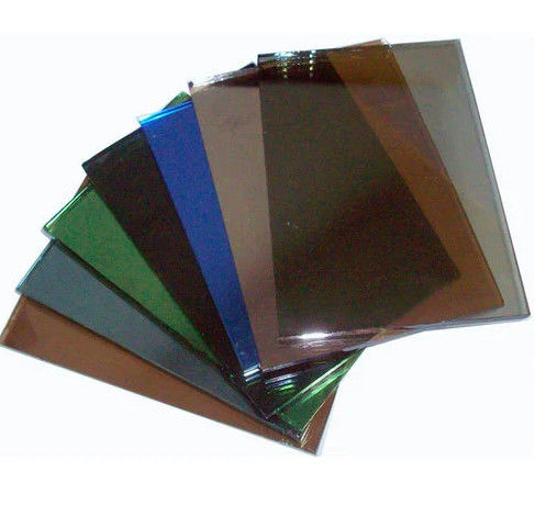 Vidrio flotante coloreado rectangular personalizado para construcción