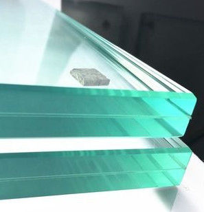 Vidrio laminado templado transparente 6.38/10.38/16/12 /13.52 mm borde pulido de hierro bajo