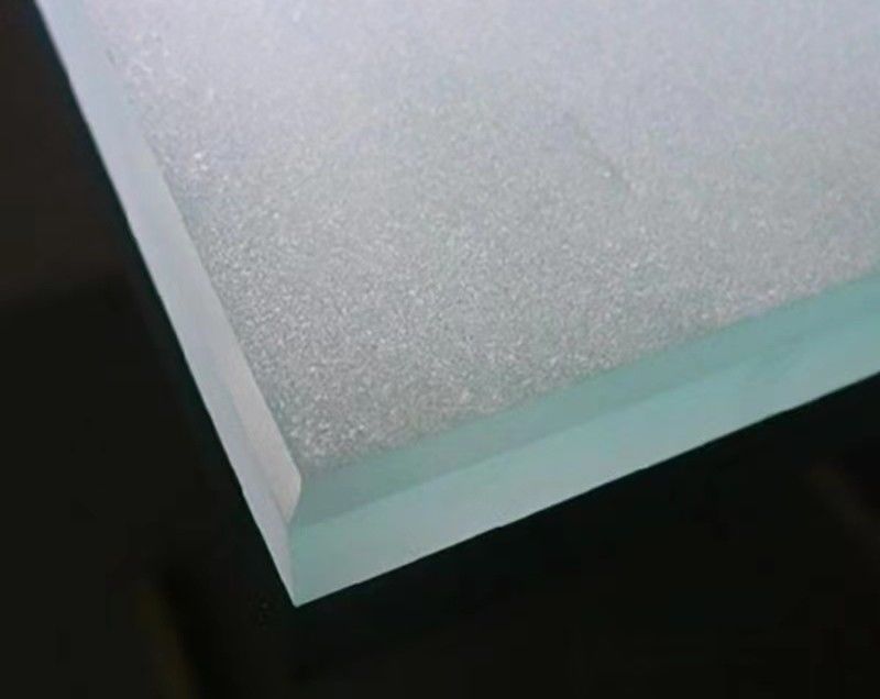 Elegante vidrio templado cuadrado helado para decoración del hogar y de la oficina