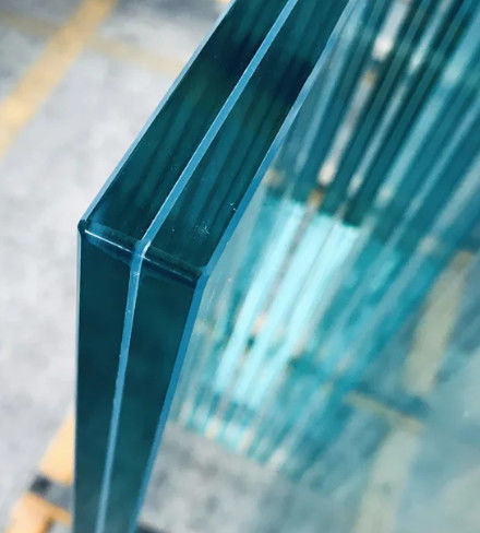 Tamaño Jumbo Tamaño excesivo 6.38mm 8.38mm 10.38mm 12.38mm espesor Alta calidad extra transparente vidrio laminado de seguridad con precio bajo al por mayor
