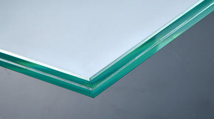6.38/8.38/10.38/12.38 mm borde pulido vidrio laminado de seguridad transparente o coloreado