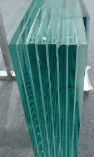 6.38-12.38 PVB Vidrio laminado templado endurecido transparente plano o curvo