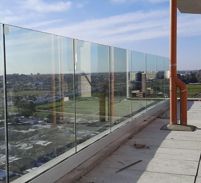 4.38-40.28mm Clear Laminated Tempered Toughened PVB/Sgp Safety Frosted Acid Etched Insulated Glass, Laminated Glass for Fence Railing Guardrail Wall